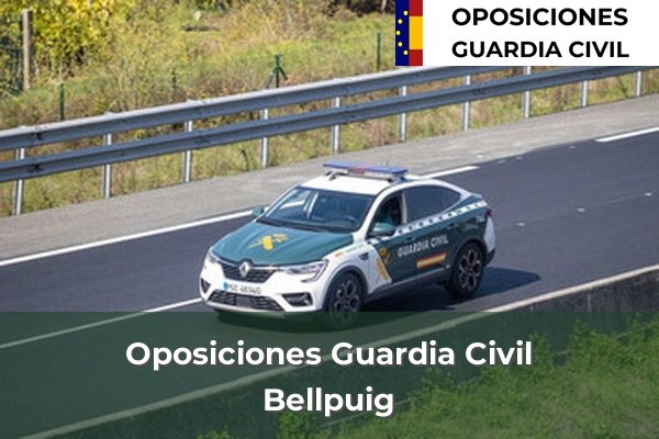 Oposiciones Guardia Civil en Bellpuig